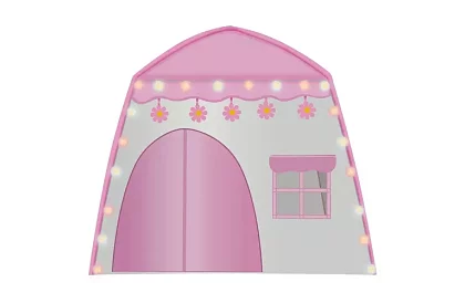 Dziecięcy namiot – domek z oświetleniem