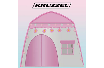 Dziecięcy namiot – domek z oświetleniem