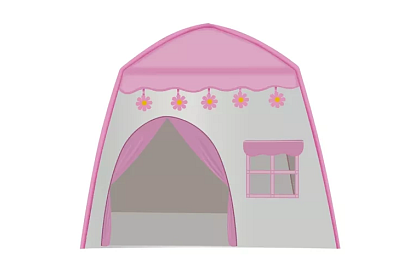 Dziecięcy namiot – domek z oświetleniem