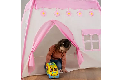 Dziecięcy namiot – domek z oświetleniem