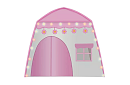 Dziecięcy namiot – domek z oświetleniem