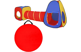 Namiot z tunelem - zjeżdżalnia 3 w 1