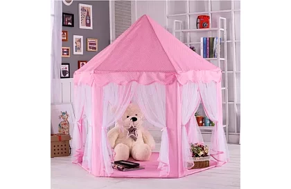 Dziecięcy różowy namiot – pałac 135 x 135 x 140 cm
