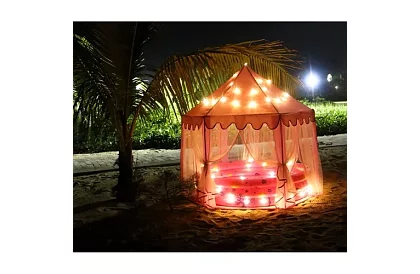 Dziecięcy różowy namiot – pałac 135 x 135 x 140 cm