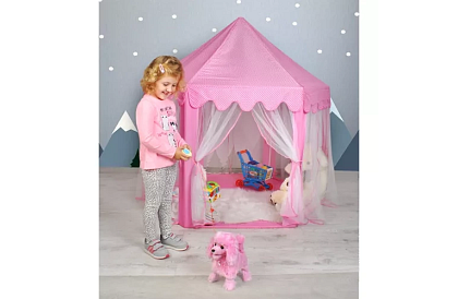 Dziecięcy różowy namiot – pałac 135 x 135 x 140 cm
