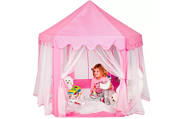 Dziecięcy różowy namiot – pałac 135 x 135 x 140 cm