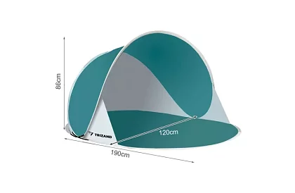 Duży namiot plażowy samorozkładający się – 190 × 120 × 86 cm