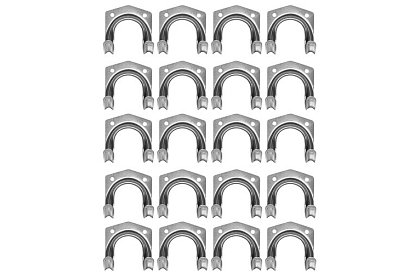 Metalowe wieszaki na narzędzia ogrodowe i warsztatowe – 20 szt.