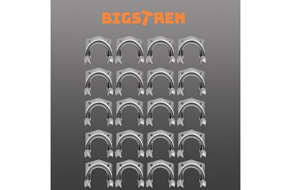 Metalowe wieszaki na narzędzia ogrodowe i warsztatowe – 20 szt.