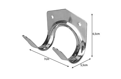 Metalowe wieszaki na narzędzia ogrodowe i warsztatowe – 20 szt.