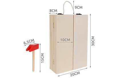 Drewniane narzędzia – zestaw dla dzieci
