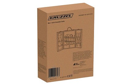 Drewniane narzędzia – zestaw dla dzieci