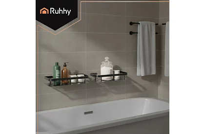 Aluminiowa półka łazienkowa - 2 szt.