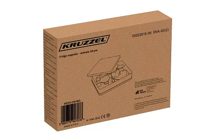 Zestaw 40 magnesów ze zwierzątkami w pudełku