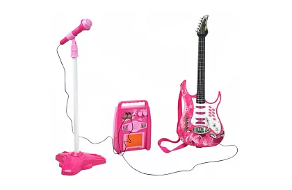 Zestaw muzyczny - Gitara + wzmacniacz + mikrofon