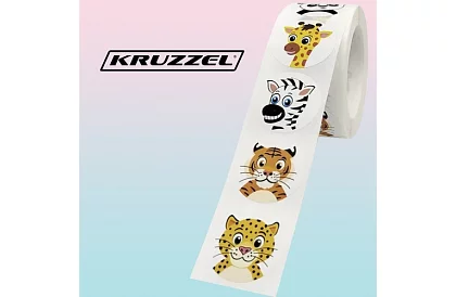 Naklejki motywacyjne dla dzieci na rolce – 500 szt.