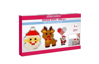 Koraliky do prasowania z dodatkami – mega zestaw 6000 szt.