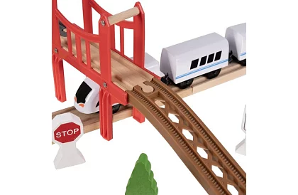 Tor kolejowy – tor na baterie 3,2 m drewniany