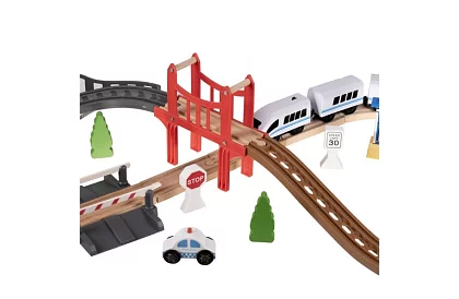 Tor kolejowy – tor na baterie 3,2 m drewniany