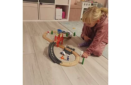 Tor kolejowy – tor na baterie 3,2 m drewniany