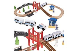 Tor kolejowy – tor na baterie 3,2 m drewniany