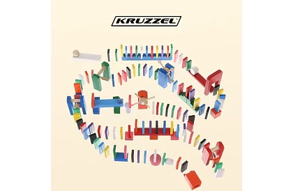 Drewniane domino – duży zestaw 407 szt. + torba