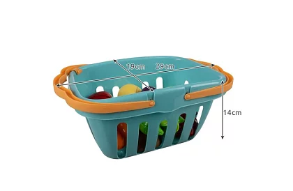 Zestaw warzyw i owoców do krojenia z akcesoriami