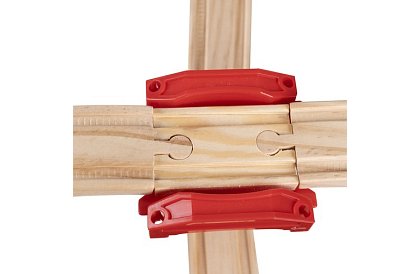 Drewniana kolej - tor kolejowy na baterie 4,8 metra