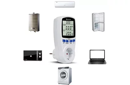 Cyfrowy miernik zużycia energii elektrycznej LCD