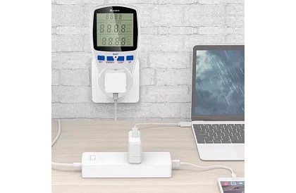 Cyfrowy miernik zużycia energii elektrycznej LCD