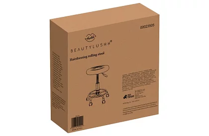 Kosmetyczne krzesło na kółkach - regulowane