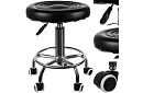 Kosmetyczne krzesło na kółkach - regulowane