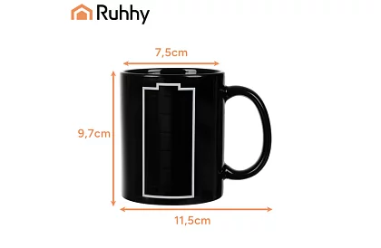 Magiczny kubek 330 ml z wskaźnikiem baterii