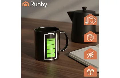 Magiczny kubek 330 ml z wskaźnikiem baterii