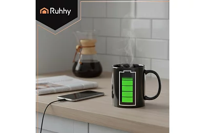 Magiczny kubek 330 ml z wskaźnikiem baterii