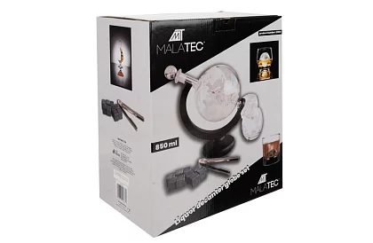 Duża zestaw – karafka globe z szklankami do whisky