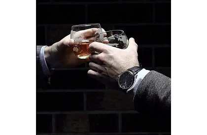 Duża zestaw – karafka globe z szklankami do whisky