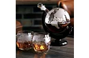 Duża zestaw – karafka globe z szklankami do whisky