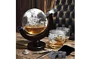 Duża zestaw – karafka globe z szklankami do whisky