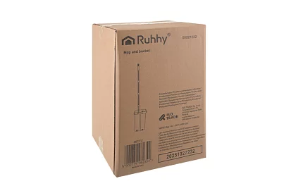 Praktyczny płaski mop + wiadro 11 litrów – dwukomorowe z akcesoriami