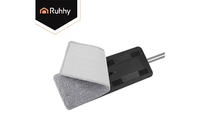 Praktyczny płaski mop + wiadro 11 litrów – dwukomorowe z akcesoriami