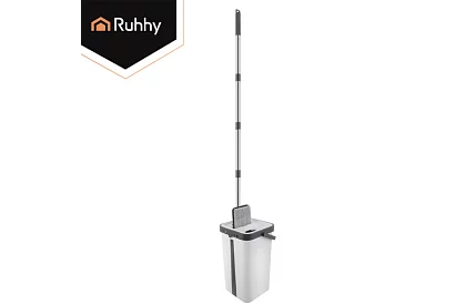 Praktyczny płaski mop + wiadro 11 litrów – dwukomorowe z akcesoriami