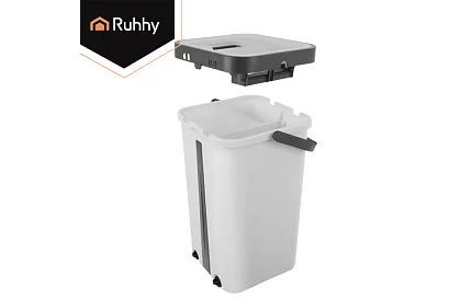 Praktyczny płaski mop + wiadro 11 litrów – dwukomorowe z akcesoriami