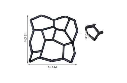 Forma na betonowe chodniki 45x45 cm