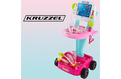 Mały doktor – zestaw do gry w doktora z wózkiem