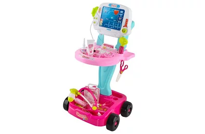 Mały doktor – zestaw do gry w doktora z wózkiem