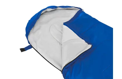 Śpiwór turystyczny 2w1 - niebieski