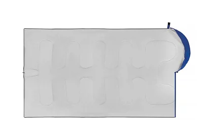 Śpiwór turystyczny 2w1 - niebieski