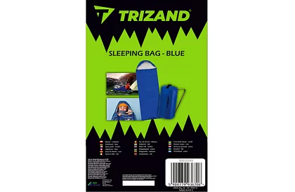 Śpiwór turystyczny 2w1 - niebieski