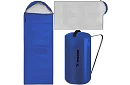 Śpiwór turystyczny 2w1 - niebieski
